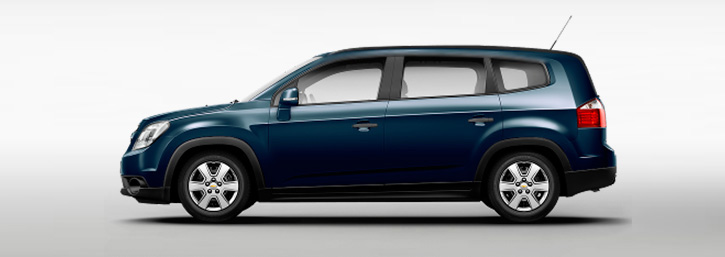 Светло-голубой Chevrolet Orlando Купить светло-голубой Шевроле Орландо